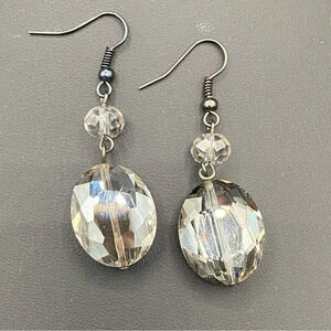 Glass Stone Drop  Earrings